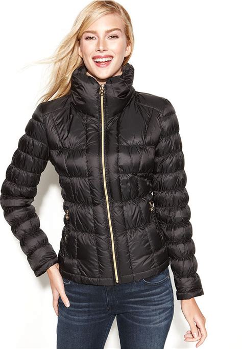 michael kors top coat macy& 39|Michael Kors puffer jacket.